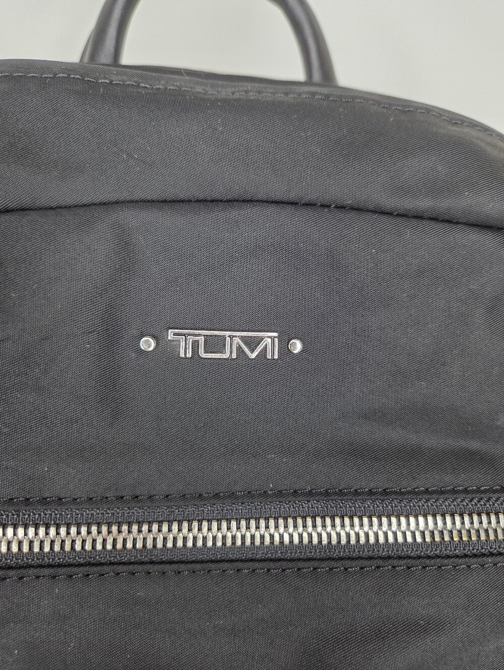 Tumi - Black Nylon Backpack - Sleek Everyday Travel Bag - Picture 10 of 16